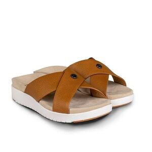 Brown Leather Women's Sandals